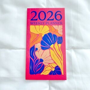 Floral 2026 “Pink Floral” Weekly Planner